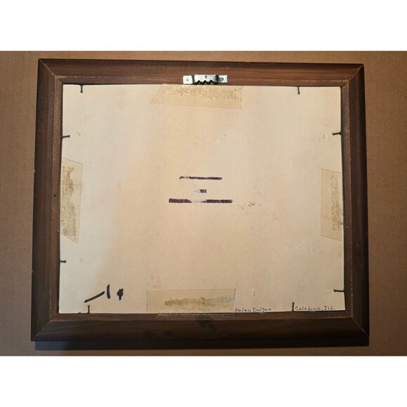 VTG Geese Framed Picture Custom Made House N Home Fabric Waterfowl Birds - Picture 9 of 10